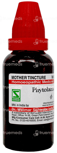Dr Willmar Schwabe Phytolacca Berry Q Mother Tincture 30ml Dr Willmar Schwabe Phytolacca Berry Q Mother Tincture 30ml